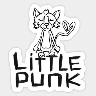 Little Punk Cat for little punk Sticker